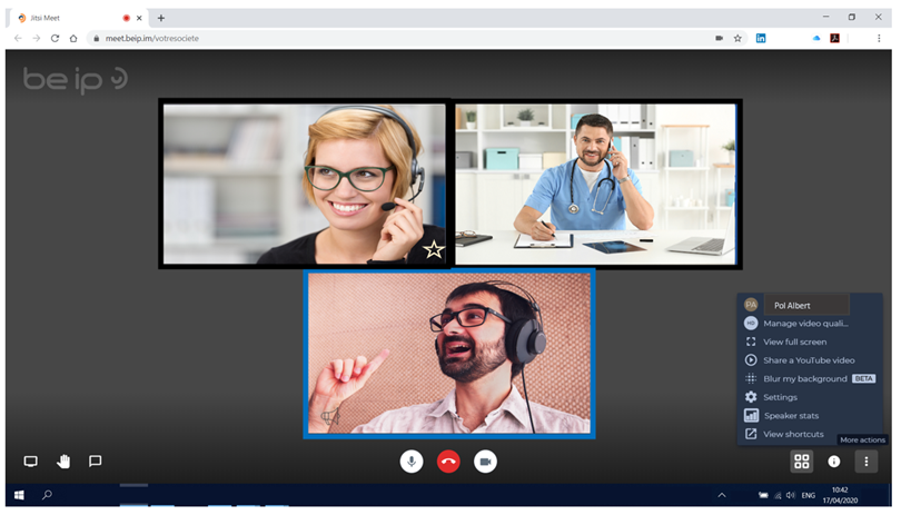 Videoconference Gosip